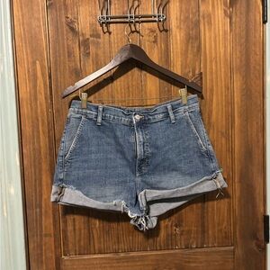 Classic Blue Denim Women's Jean Shorts